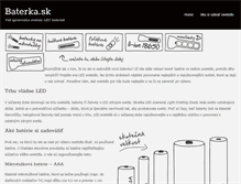 Tablet Screenshot of baterka.sk
